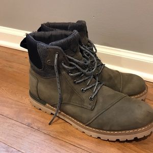 waterproof tarmac olive nubuck men's ashland boots